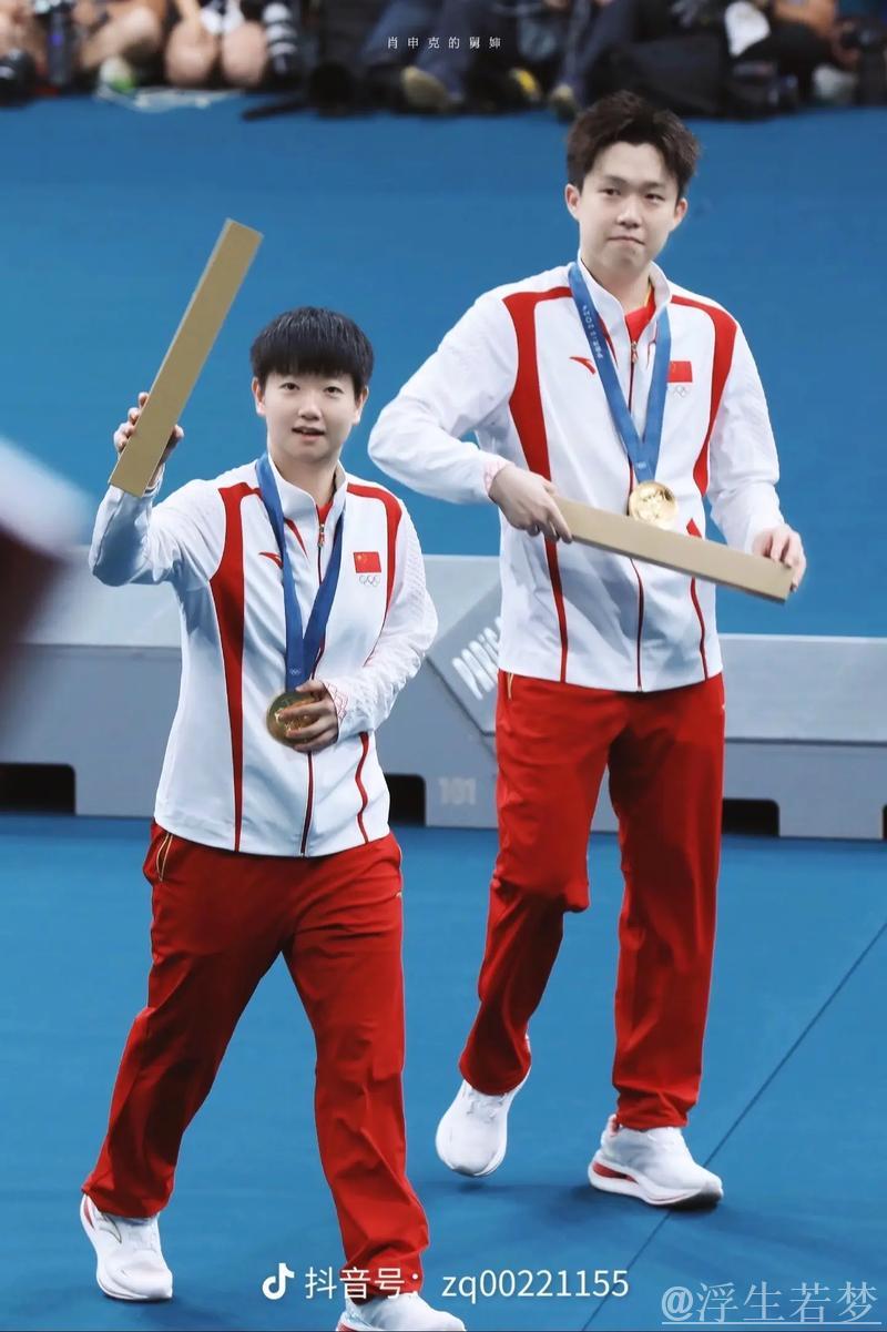 王楚钦与孙颖莎在混双首秀中胜出